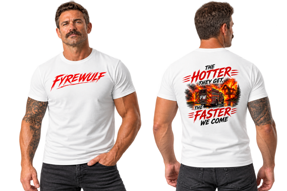 T-shirt "The hotter they get, the faster we come"