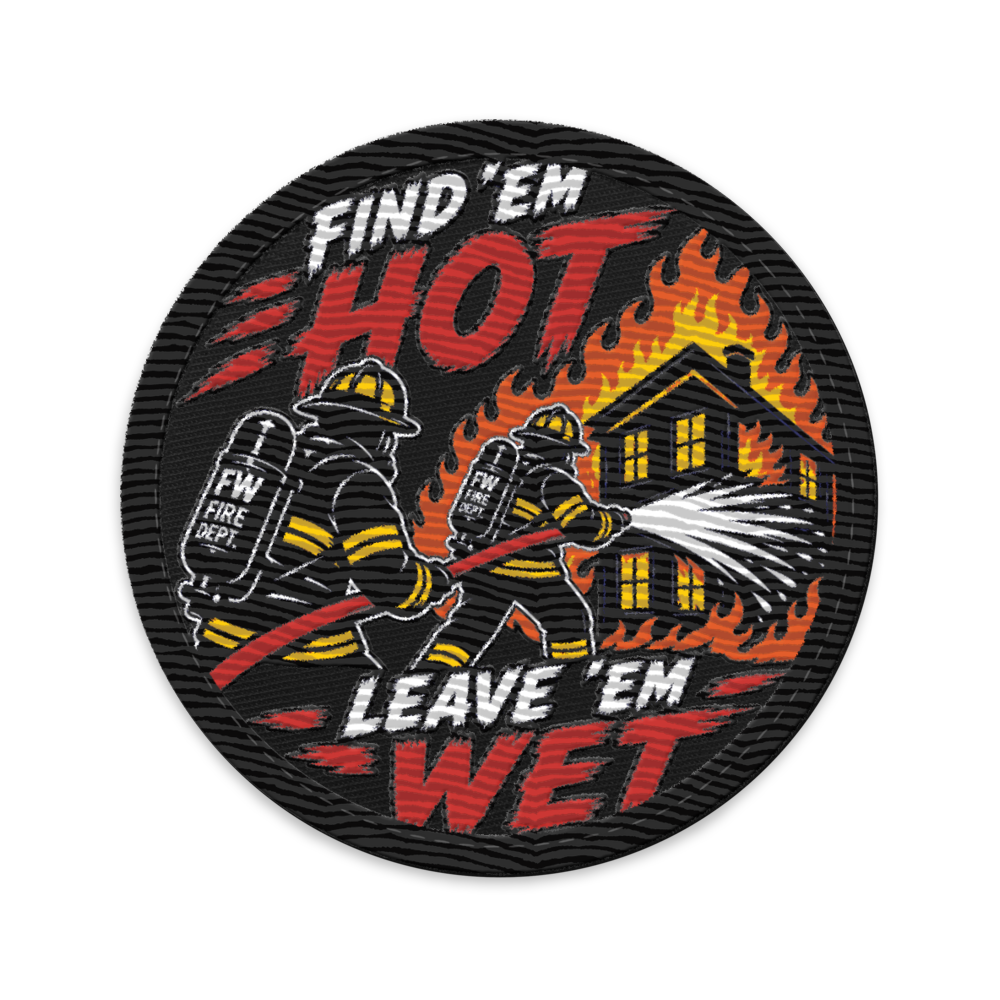 Tactical patch Find 'em hot, leave 'em wet